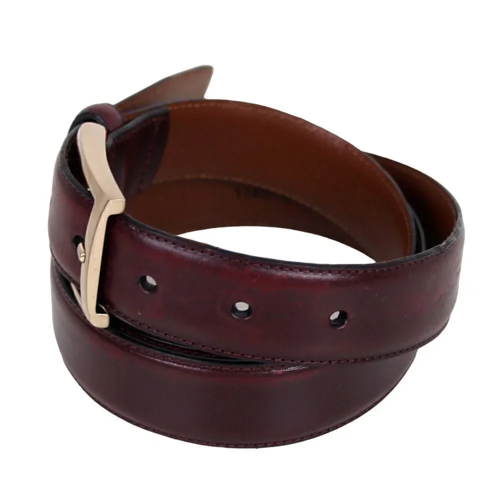Men's Wearhouse BROWN GENUINE LEATHER 1 1/8